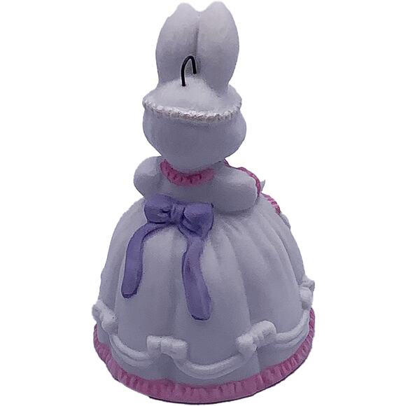 1992 Hallmark Keepsake Easter Collection Belle Bunny Porcelain Ornament in Box - Picture 6 of 6